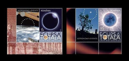 Romania 2024 Mih. 8332/33 Astronomy. Solar Eclipse Of August 11, 1999 (with Labels) MNH ** - Unused Stamps