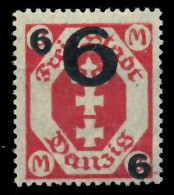 DANZIG 1922 Nr 106b Ungebraucht X88CE6E - Neufs