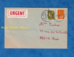 Enveloppe Ancienne - Cachet Du PERE NOEL - Faux Timbre ? - " Mobby " - étiquette Urgent - Christmas Stamp - Supjou - Andere & Zonder Classificatie