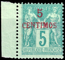 MAROC - 1891-1900 Yv.1 5c Vert Type Sage (II) - Neuf** (c.28€) - Nuovi