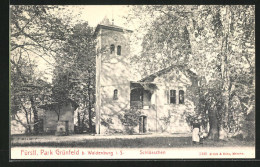 AK Waldenburg I. S., Schlösschen Im Fürstl. Park Grünfeld  - Waldenburg (Sachsen)