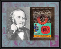 85736a Bloc Bf N°198 A Rowland Hill 1978 Penny Black Comores Comoros Timbres OR Gold Stamps UPU ** MNH  - Rowland Hill