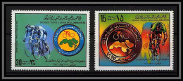 2314/ Libye (Libya) Bloc Neuf ** MNH N° 806/807 Velo Junior Tripoli 1979 Junior Cycling Anniversary - Ciclismo