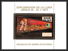 86165/ Guinée équatoriale Guinea Mi N°62 Apollo 14 Exploracion De La Luna OR Gold ** MNH - Äquatorial-Guinea