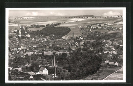 AK Zschopau, Panoramablick Aus Der Vogelschau  - Zschopau