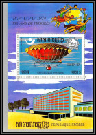 86237 Mi N°105 A (440) UPU 1974 Satellite Ballon Balloon ** MNH Khmère Cambodia Cambodge - Cambodge