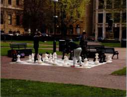 27-6-2024 (106) Australia - Hobart Giant Chess Board / Jeux D'Echec Géant / Riesenschachspiele - Echecs