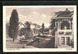 AK Frankenthal /Pfalz, Strasse Foltz-Ring Mit Denkmal  - Frankenthal