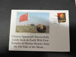 27-6-2024 (107) (China Space Agency) China Proble Succesfully Return To Earth With Far Side If The Moon Sample - Altri & Non Classificati