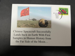 27-6-2024 (107) (China Space Agency) China Proble Succesfully Return To Earth With Far Side If The Moon Sample - Altri & Non Classificati