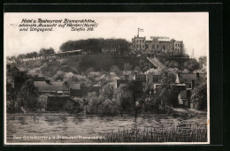 AK Werder /Havel, Hotel-Restaurant Bismarckhöhe Während Der Baumblüte  - Werder