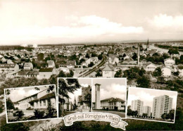 73874791 Doernigheim Maintal Stadtpanorama Kirche Hochhaeuser  - Maintal