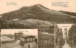 73807628 Hochwald Zittau Lausitz Hochwaldbaude Aussichtsturm Landschaftspanorama - Zittau