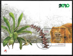 Portugal – 2010 International Year Of Biodiversity Used Souvenir Sheet - Usado