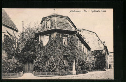 AK Mühlhausen I. Th., Syndikats-Haus Mit Efeu  - Mühlhausen