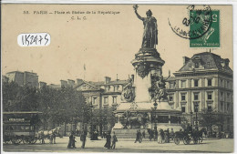 PARIS- PLACE ET STATUE DE LA REPUBLIQUE- CLC 53 - Statuen