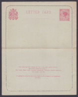 GB Great Britain Mint Two Pence Letter Card, Queen Victoria, Postal Stationery - Storia Postale