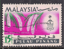 Penang Malaysia 1965 QE2 15ct Pictorial Used SG 71 ( F203 ) - Malaysia (1964-...)