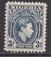 Nigeria 1938 - 51 KGV1 3d Blue MM SG 53 ( G643 ) - Nigeria (...-1960)