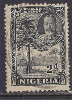 Nigeria 1936 KGV 2d Black Timber Industry Used SG 37 ( H1119 ) - Nigeria (...-1960)