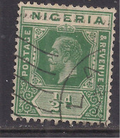 Nigeria 1921 - 32 KGV 1/2d Green SG 15 Die 1 Used ( F1390 ) - Nigeria (...-1960)