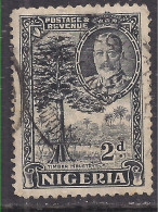 Nigeria 1936 KGV 2d Black Timber Industry Used SG 37 ( H1196 ) - Nigeria (...-1960)