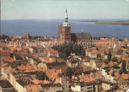 72049043 Stralsund Mecklenburg Vorpommern Uebersicht Kirche Meerblick Stralsund - Stralsund