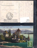 719881 Oberhofen A. Thunersee Schloss Mit Eiger Mönch U. Jungfrau Blüemlisalp Pub Photoglob 4190 - Oberhofen Am Thunersee