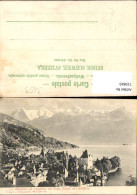 719849 Oberhofen A. Thunersee Schloss Mit Eiger Münch U. Jungfrau - Oberhofen Am Thunersee