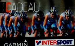 CARTE CADEAU INTERSPORT...CYCLISTES - Gift And Loyalty Cards