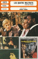 FICHE Cinéma 1972 : LES QUATRE MALFRATS Avec Robert REDFORD , Georges SEGAL , Paul SAND {S25-24} - Bioscoopreclame