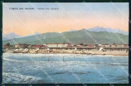 Lucca Forte Dei Marmi Veduta Alpi Apuane Spiaggia Cartolina RB7720 - Lucca