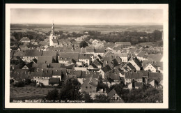 AK Belzig, Blick Auf Die Stadt Mit Der Marienkirche  - Belzig