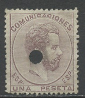 Espagne - Spain - Spanien 1872-73 Y&T N°126 - Michel N°118 Nsg - 1p Amédée 1er - Perforé O - Ongebruikt