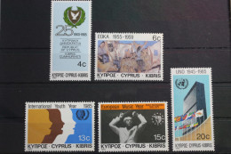Zypern 643-647 Postfrisch #VN399 - Usati