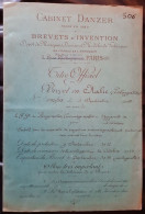 Brevet Invention 1912 - Phonographe Cinématographe - Italie - Projection - B - - Italy