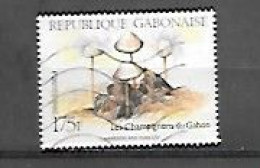 TIMBRE OBLITERE DU GABON DE 1990 N° MICHEL 1067 - Gabun (1960-...)