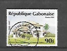 TIMBRE OBLITERE DU GABON DE 1989 N° MICHEL 1050 - Gabun (1960-...)