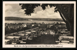 AK Werder, Blick Von Der Gartenterrasse D. Hotel Gaststätte Bismarckhöhe Auf Die Havel Und Umgebung  - Werder