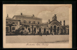 AK Frankenthal I. Pfalz, Blick Zum Bahnhof  - Frankenthal