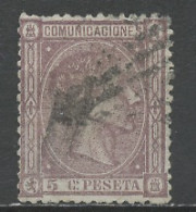 Espagne - Spain - Spanien 1875 Y&T N°154 - Michel N°147 (o) - 5c Alphonse XII - Usados