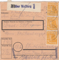 Paketkarte 1948: Weilburg Nach Schwarzenbach, Wertkarte - Covers & Documents