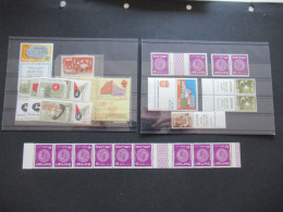 Israel 1950er Jahre ** / Postfrisch Mit Tab Und Alte Münzen Zusammendruck / Kehrdruck / KZW Auf 3 Steckkarten!! - Nuevos (con Tab)