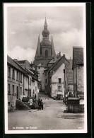 AK St. Wendel, Strassenpartie Im Graben, Blick Zur Kirche  - Kreis Sankt Wendel