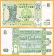 2013  Moldova ; Moldavie ; Moldau  "20 LEI  2013"  UNC - Moldawien (Moldau)