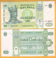 2006  Moldova ; Moldavie ; Moldau  "20 LEI  2006"  UNC - Moldavië