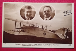 AVIATION - NUNGESSER ET COLI - LES HEROS DU RAID PARIS à NEW--YORK - 1919-1938: Entre Guerres