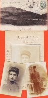 08408 / Photographies +Lettre 1915 Du Poilu Léon GOIZE ( De FOIX ) 23e Rég Infanterie +CP SAINT-GAUDENS GAR CRABIOULES - Saint Gaudens