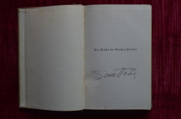 Signed Sven Hedin Die Flucht Des Grossen Pferdes With Map Explorer Explorateur Himalaya Mountaineering Escalade - Libri Con Dedica