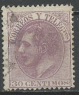 Espagne - Spain - Spanien 1882 Y&T N°194 - Michel N°187 (o) - 30c Alphonse XII - Usados